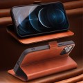 QIALINO Skórzane Etui Pokrowiec iPhone 12 / 12 Pro brązowe