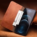 QIALINO Skórzane Etui Pokrowiec iPhone 12 / 12 Pro czarne