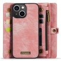 Pokrowiec Magnetyczne Etui Portfel CASEME do iPhone 15 Plus różowe
