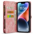 Pokrowiec Magnetyczne Etui Portfel CASEME do iPhone 15 Plus różowe