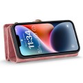 Pokrowiec Magnetyczne Etui Portfel CASEME do iPhone 15 Plus różowe