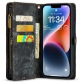 Pokrowiec Magnetyczne Etui Portfel CASEME do iPhone 15 Plus czarny