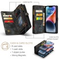 Pokrowiec Magnetyczne Etui Portfel CASEME do iPhone 15 Plus czarny