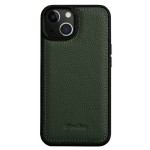 MELKCO Skórzane Etui Obudowa Plecki do iPhone 15 Plus zielone