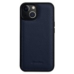 MELKCO Skórzane Etui Obudowa Plecki do iPhone 15 granatowe