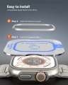 LULULOOK 2x Szkło Hartowane 9H na Apple Watch Ultra 49mm