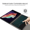 Czarne Etui z Podświetlaną Klawiaturą z Touchpad do Lenovo Tab P11 2 Generacja