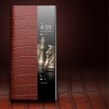 QIALINO Skórzane Etui Smart Cover do Huawei Mate 50 Pro brązowe