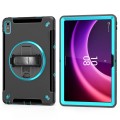 Czarno-miętowe Pancerne Etui z Uchwytem do Lenovo Tab P11 2 generacja