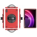 Czerwone Pancerne Etui z Uchwytem do Lenovo Tab P11 2 generacja