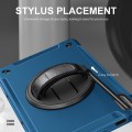 Granatowe Pancerne Etui z Uchwytem do Lenovo Tab P11 2 generacja