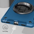 Granatowe Pancerne Etui z Uchwytem do Lenovo Tab P11 2 generacja