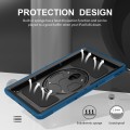 Granatowe Pancerne Etui z Uchwytem do Lenovo Tab P11 2 generacja