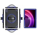 Czarno-granatowe Pancerne Etui z Uchwytem do Lenovo Tab P11 2 generacja
