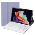 Fioletowe Etui z Podświetlaną Klawiaturą z Touchpad do Lenovo Tab P11 2 Generacja