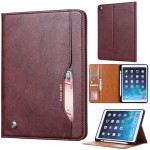 Skórzany Etui Pokrowiec do  iPad 9.7 2017 bordowy