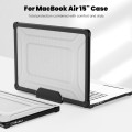 Pancerne Etui Obudowa do Apple MacBook Air 15.3 M4 M3 M2 czarne