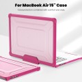 Pancerne Etui Obudowa Case do Apple MacBook Air 15.3M4 M3 M2 różowe