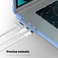 Pancerne Etui Obudowa do Apple MacBook Air 15.3 M4 M4 M2 niebieskie
