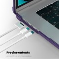 Pancerne Etui Obudowa do Apple MacBook Air 15.3 M4 M3 M2 fioletowe