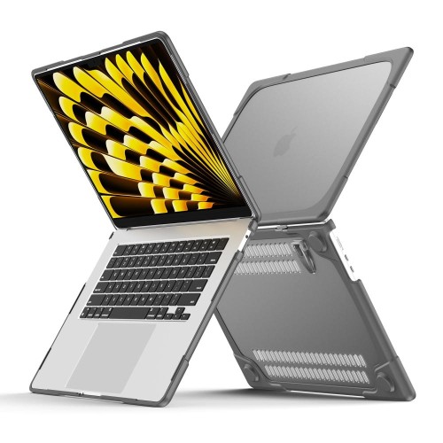 Pancerne Etui Obudowa Case do Apple MacBook Air 15.3 A2941 szare