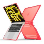 Pancerne Etui Obudowa Case do Apple MacBook Air 15.3 A2941 czerwone