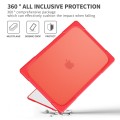 Pancerne Etui Obudowa Case do Apple MacBook Air 15.3 A2941 czerwone