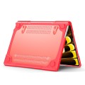 Pancerne Etui Obudowa Case do Apple MacBook Air 15.3 A2941 czerwone