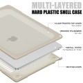 Pancerne Etui Obudowa Case do Apple MacBook Air 15.3 A2941 khaki