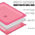 Pancerne Etui Obudowa Case do Apple MacBook Air 15.3 A2941 różowe