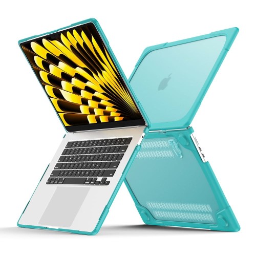 Pancerne Etui Obudowa Case do Apple MacBook Air 15.3 A2941 zielone