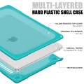 Pancerne Etui Obudowa Case do Apple MacBook Air 15.3 A2941 zielone