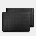 iCarer Skórzane Etui Obudowa do Macbook Air 15.3 M4 M3 M2 czarne