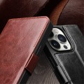 QIALINO Eleganckie Skórzane Etui Pokrowiec do iPhone 15 Pro Max czarne