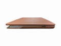 iCarer Skórzane Etui Obudowa do Macbook Air 15.3 M4 M3 M2 brązowe