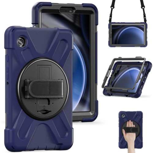 Mocne Pancerne Etui do Samsung Galaxy Tab A9 granatowe