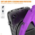 Mocne Pancerne Etui z Uchwytem do Samsung Galaxy Tab A9 fioletowe