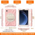 Mocne Pancerne Etui z Uchwytem do Samsung Galaxy Tab A9 różowe jasne
