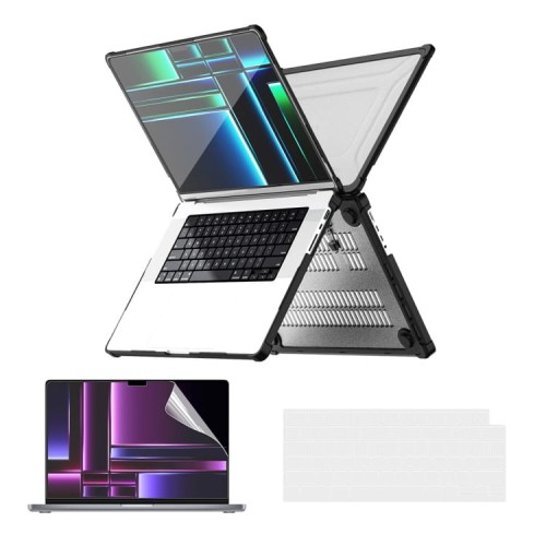 Pancerne Etui Obudowa Case do Apple MacBook Pro 14 M1 M2 M3 czarne
