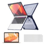 Pancerne Etui Obudowa Case do Apple MacBook Air 13.3 A2179 A2337 granatowe