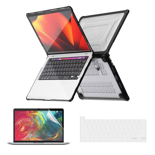 Pancerne Etui Obudowa Case do Apple MacBook Pro 13.3 A2251/A2289/A2338 czarne