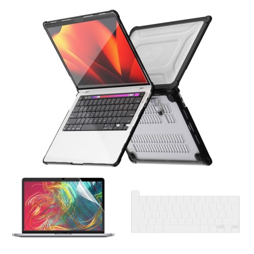 Pancerne Etui Obudowa Case do Apple MacBook Pro 16 A2141 czarne