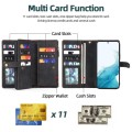 Czarny Pokrowiec Portfel CASEME do Samsung Galaxy S22 5G