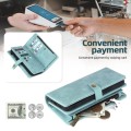 Niebieski Pokrowiec Portfel CASEME do Samsung Galaxy S22 5G
