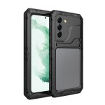 Pancerne Etui Metal Silikon do Samsung Galaxy S22 5G czarne