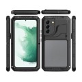 Pancerne Etui Metal Silikon do Samsung Galaxy S22 5G czarne