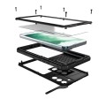 Pancerne Etui Metal Silikon do Samsung Galaxy S22 5G czarne