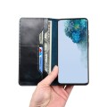 Denior Skórzane Etui Pokrowiec do Samsung Galaxy S20 Plus granatowe