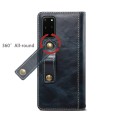 Denior Skórzane Etui Pokrowiec do Samsung Galaxy S20 Plus granatowe