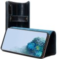 Denior Skórzane Etui Pokrowiec do Samsung Galaxy S20 Plus granatowe